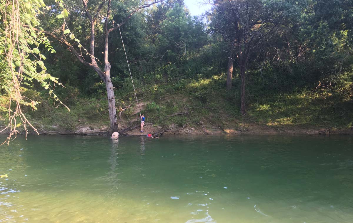 Texas Hills River Swing